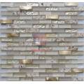 Aluminium Blend Glass and Resin Mosaic Tiles (CSR074)